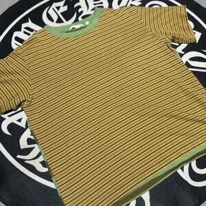 Marni x Uniqlo Green Striped T-shirt